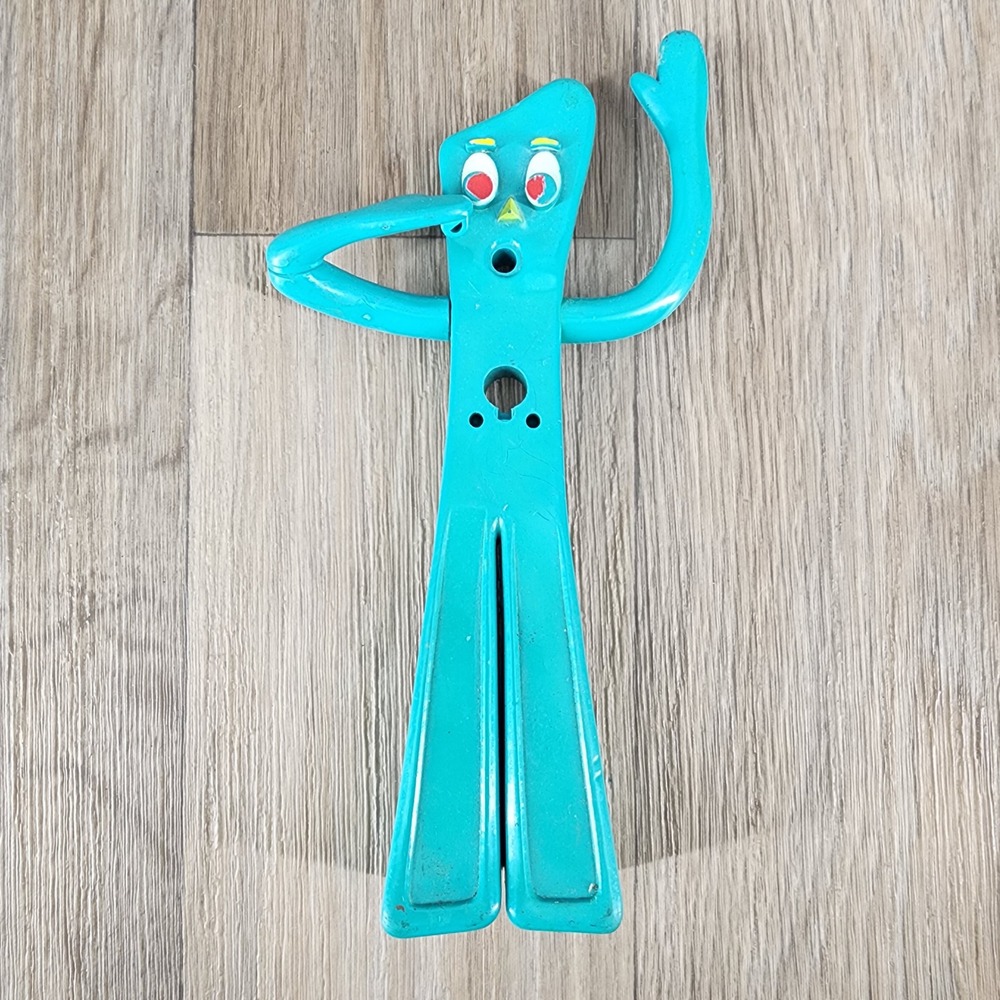 Vintage 1987 Gumby Dip N Blow Bubble Character‎ Only Imperial Toy Corp 7.5 Inch